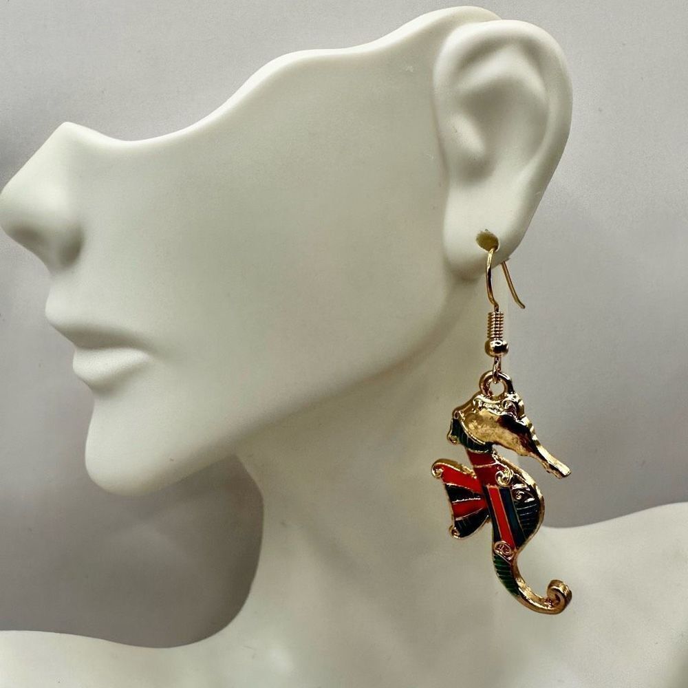 Seahorse earrings - Picture 5 of 7